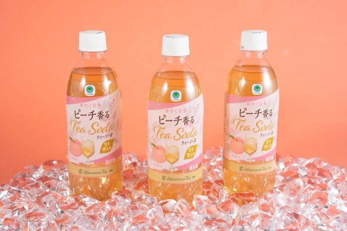 ファミマ!アフタヌーンティー 監修「ファミマル ピーチ香るティーソーダ」を2026年8月4日(火)より新発売!