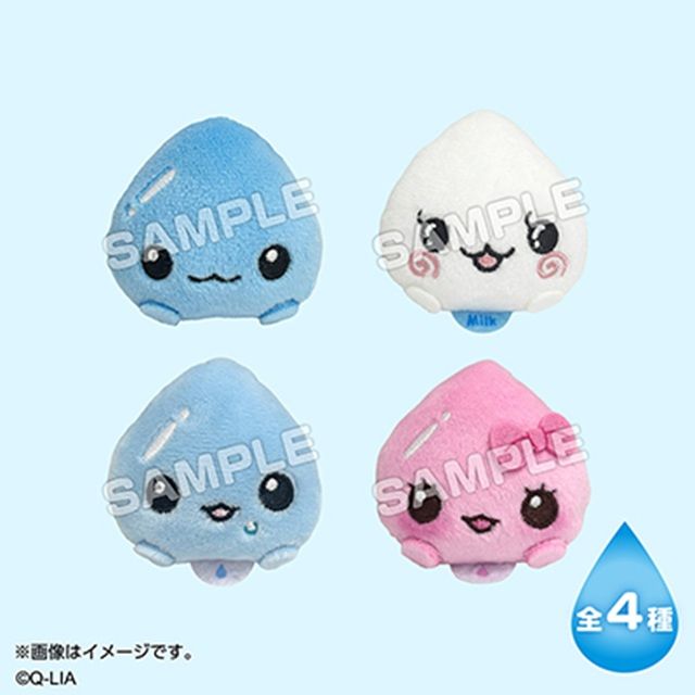 トレーディングぬいぐるみクリップ　ローソン『しずくちゃん』コラボのグッズ