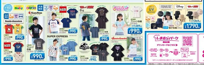 チラシ 「FIBER DRY(ファイバードライ)の日」のキャラクター&クールアイテム