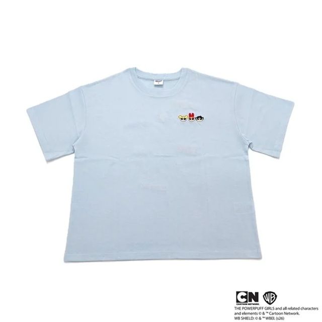 パワーパフガールズ 刺しゅうTシャツ レディス Doublefocus(ダブルフォーカス)