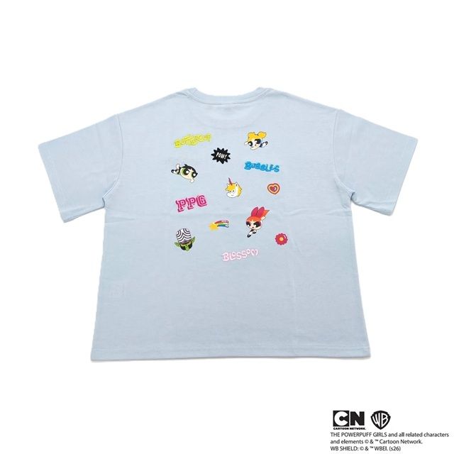 パワーパフガールズ 刺しゅうTシャツ レディス Doublefocus(ダブルフォーカス)