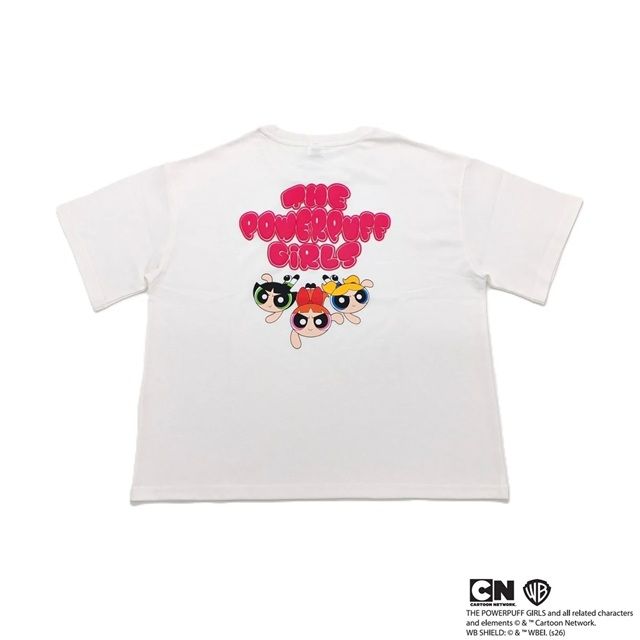パワーパフガールズ 発砲Tシャツ レディス Doublefocus(ダブルフォーカス)