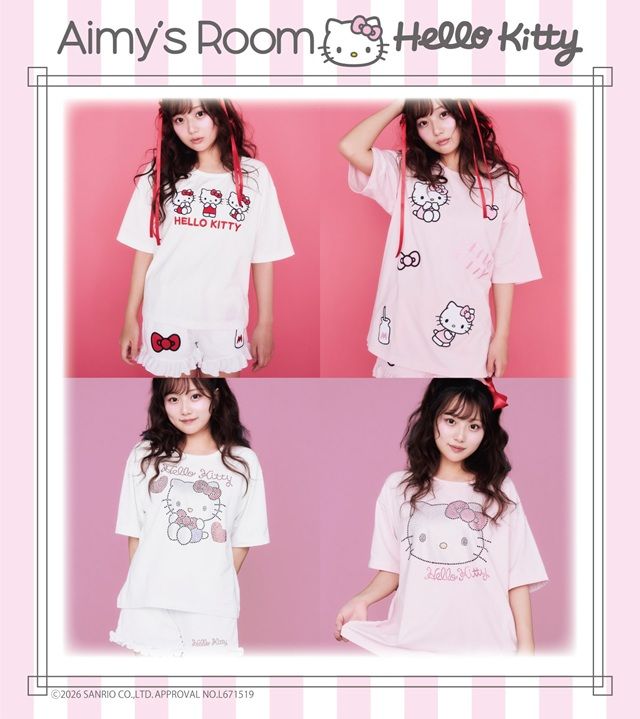 ドンキ限定「Aimy’s room」ハローキティのルームウェア