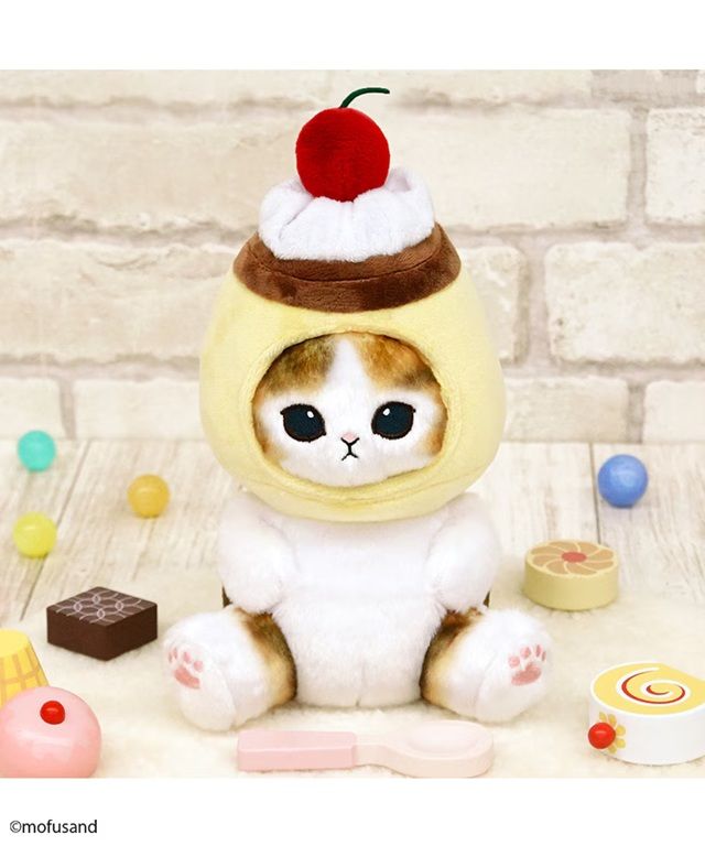ハニーズ『プリンにゃん』『パンにゃんベージュ』ぬいぐるみ