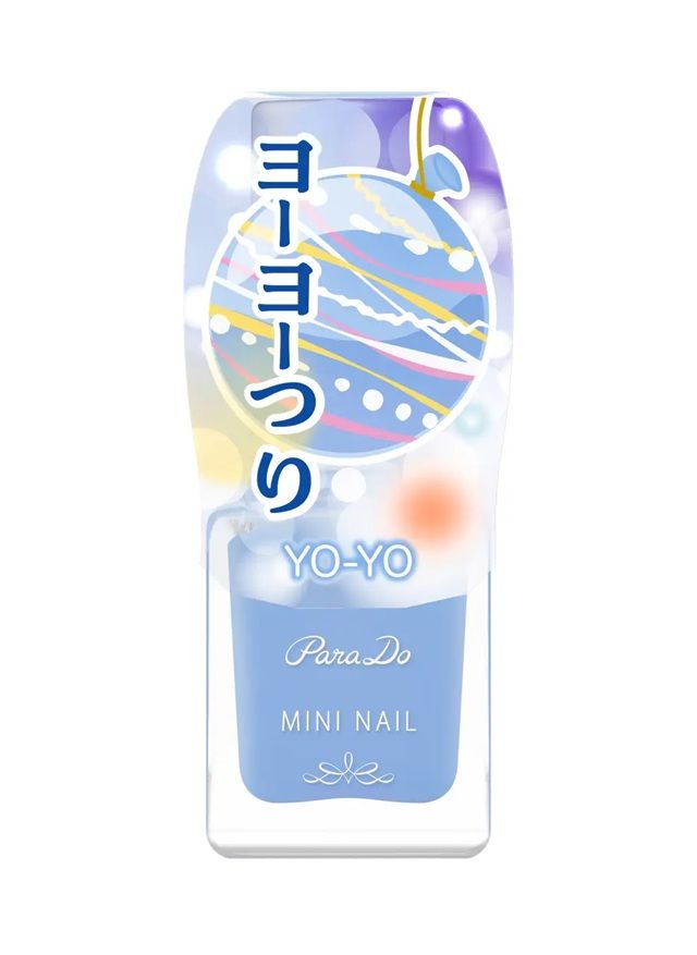 BL19　ヨーヨーつり（ブルー系）　パラドゥ(ParaDo)ミニネイルの2026年夏がセブンイレブンにて新発売！夏祭りがテーマのネイルなどが登場！
