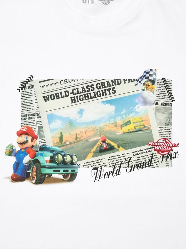 マリオカートワールド UT（半袖Tシャツ）　ユニクロ『マリオカート ワールド』コラボ