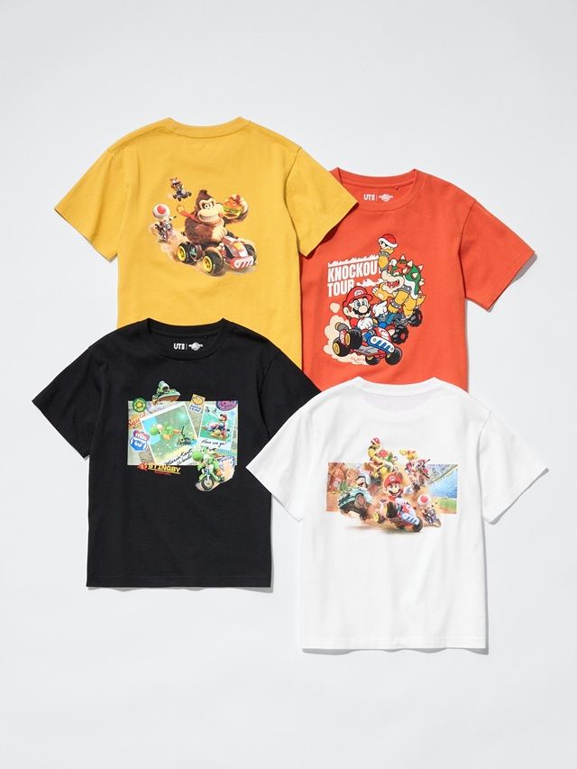 キッズ 　ユニクロ『マリオカート ワールド』コラボの半袖Tシャツ、スウェットシャツが新発売！2026年夏～秋冬！