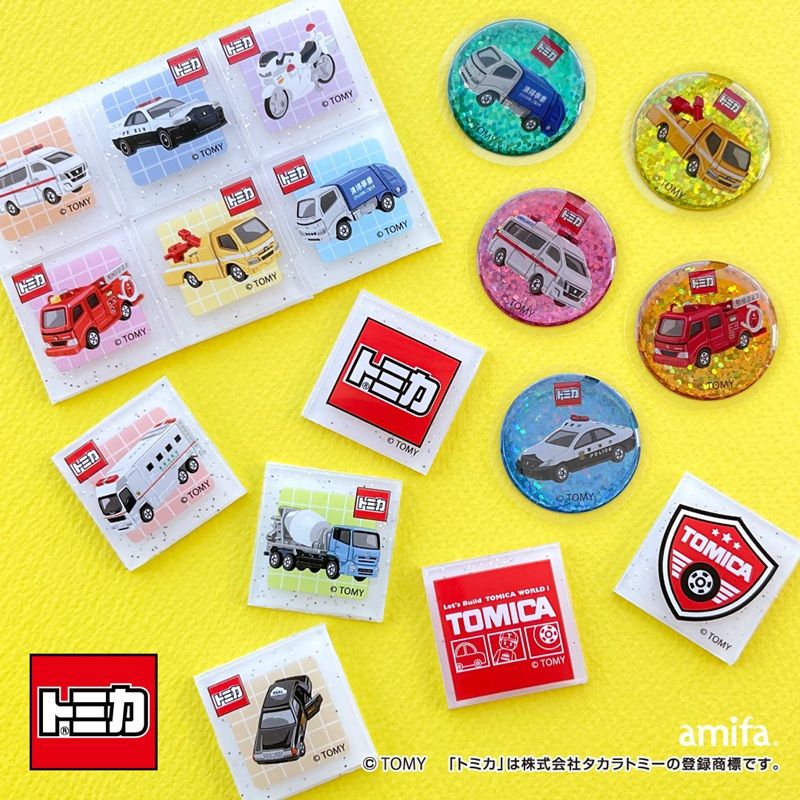 100均『トミカ』コラボ！シールの新柄が2026年10月より発売！