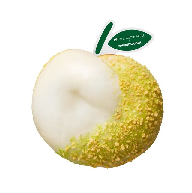 ミセスドーナツ カスタード&Ringo Jam【ミスタードーナツ】Mrs. GREEN APPLE×Mister Donut『Mrs. Donut(ミセスドーナツ)』を期間限定で新発売!