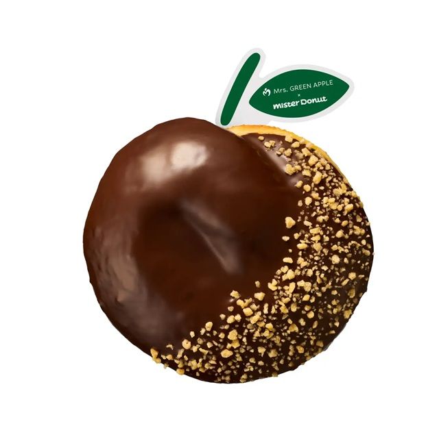 ミセスドーナツ チョコ&カスタード【ミスタードーナツ】Mrs. GREEN APPLE×Mister Donut『Mrs. Donut(ミセスドーナツ)』を期間限定で新発売!