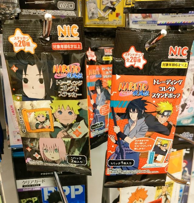 NARUTO-ナルト-『トレーディングコレクトステッカー』『トレーディングコレクトスタンドポップ』(NIC)
