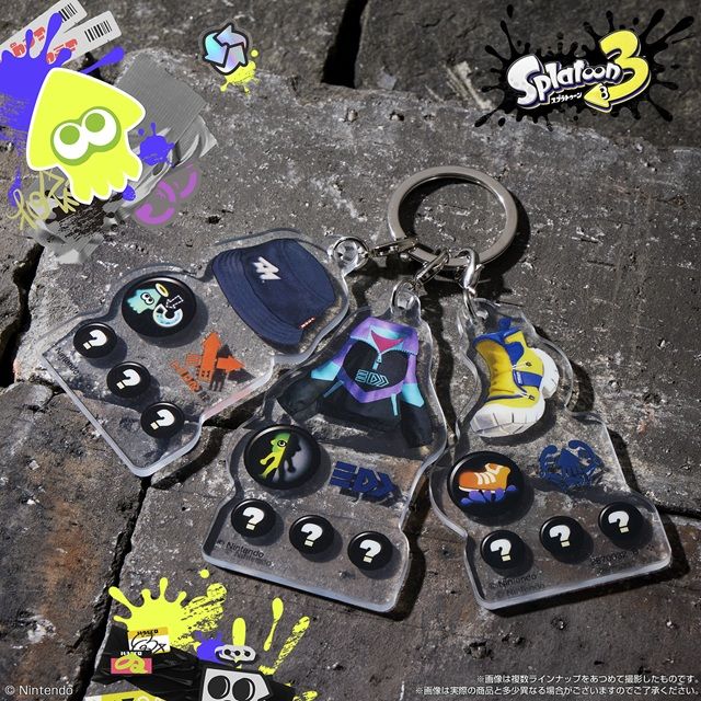 スプラトゥーン3 ギア3連カスタムチャーム
