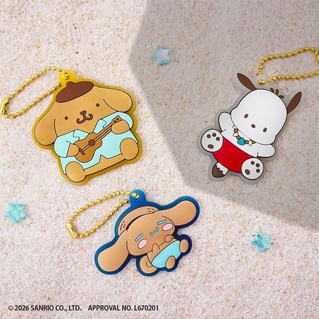 サンリオキャラクターズ UVラバーキーホルダー<コロコロビレッジ>