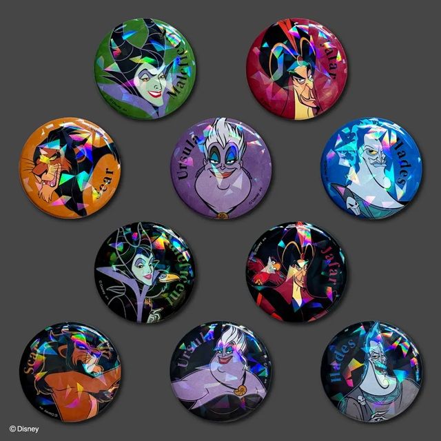 缶バッジ キャンドゥ『ディズニーヴィランズ』コラボ