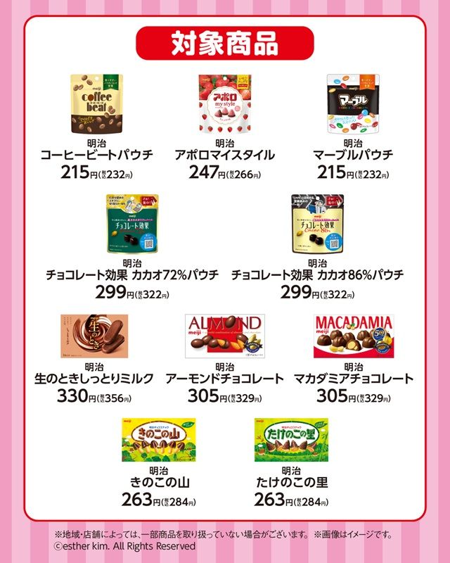 対象商品 ファミマ『エスターバニー』コラボ!缶ミラーおまけが店頭でもらえるキャンペーン!