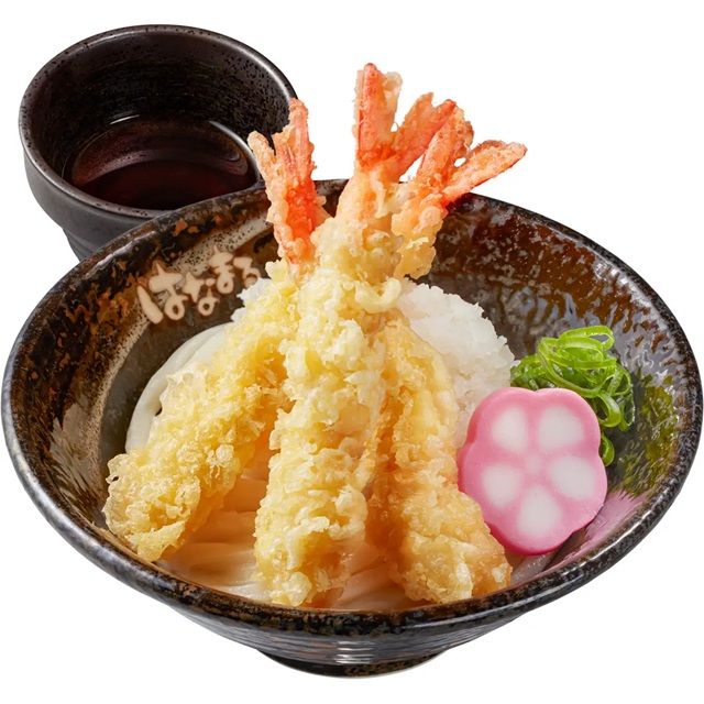 企画の目玉:大海老天3本で“870(はなまる)円”!『はなまる感謝うどん』の圧倒的満足感