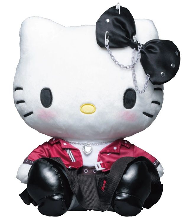特賞　 BIG! ハローキティ ぬいぐるみ(全1種)　Happyくじ『Sanrio characters PUNKS Party 〜Halloween2026〜（ハロウィン）』
