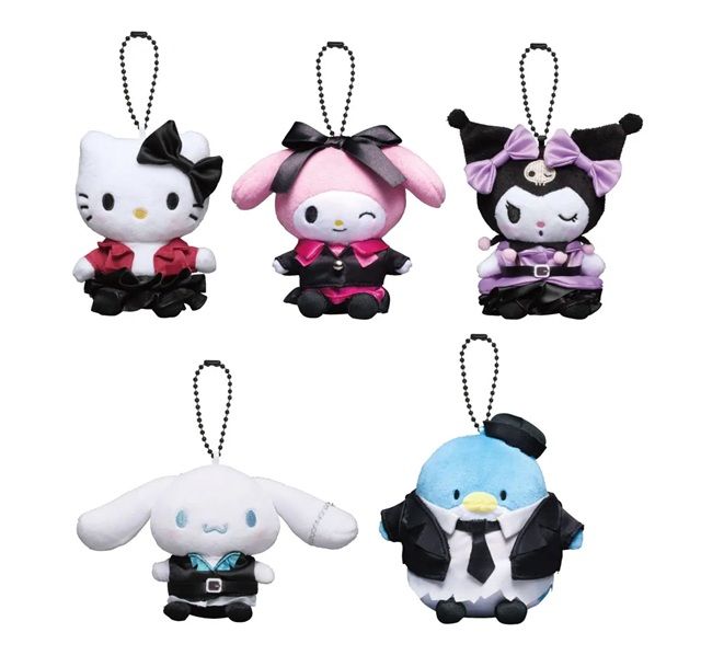 B賞　ぬいぐるみチャーム(全5種)　Happyくじ『Sanrio characters PUNKS Party 〜Halloween2026〜（ハロウィン）』