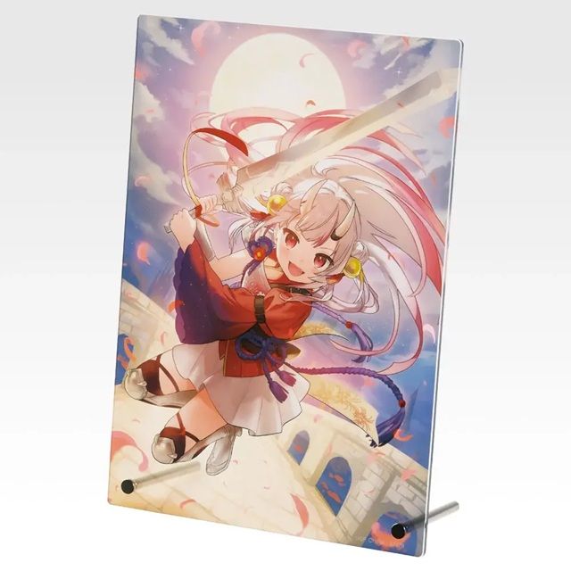 百鬼あやめ アクリルボード賞 百鬼あやめ アクリルビジュアルボード 一番くじ ホロライブ ~RPG Style~