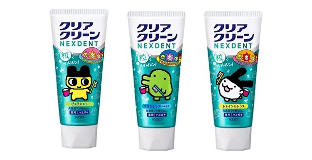 クリアクリーン　NEXDENT 　ピュアミント/エクストラフレッシュ/シャインシトラス　「たまごっち」コラボ
