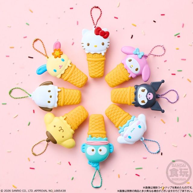 種類　アイスクリーミィケースチャーム サンリオキャラクターズ