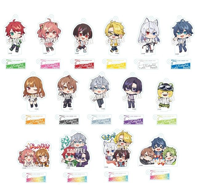 種類 カラフルピーチ アクスタグミ