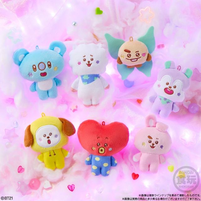 種類 BT21 Fuwa Fuwa Mascot★4(第4弾)