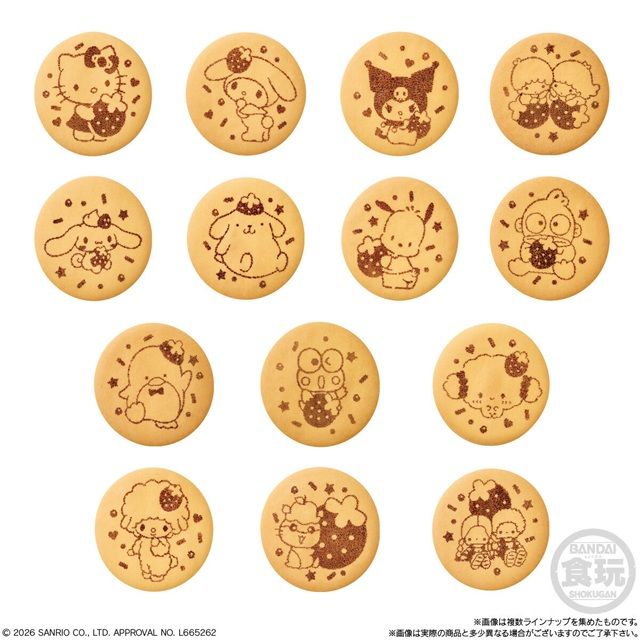 サンリオキャラクターズ 刺繍缶バッジビスケット4（第4弾）
