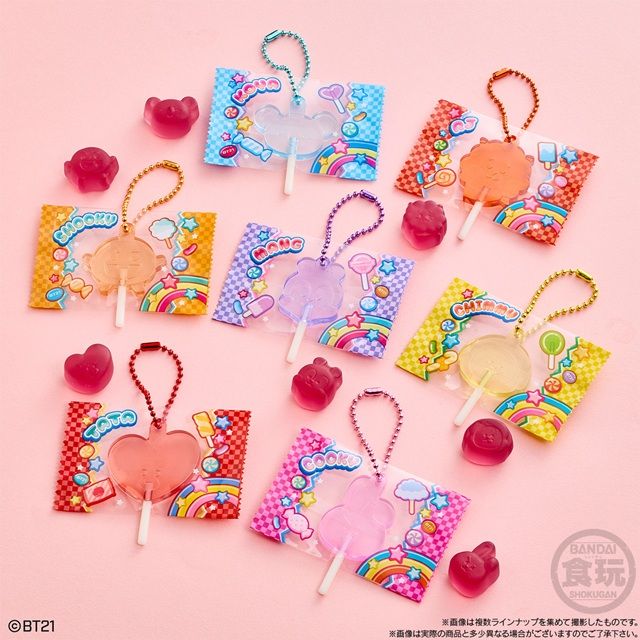 種類 BT21 キャンディチャームズ&グミ