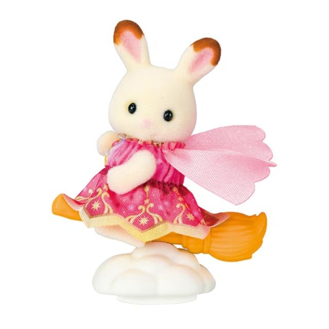 3:ショコラウサギの赤ちゃんと空飛ぶほうき シルバニアファミリー『赤ちゃんコレクション -赤ちゃんふしぎな魔法使いシリーズ-』