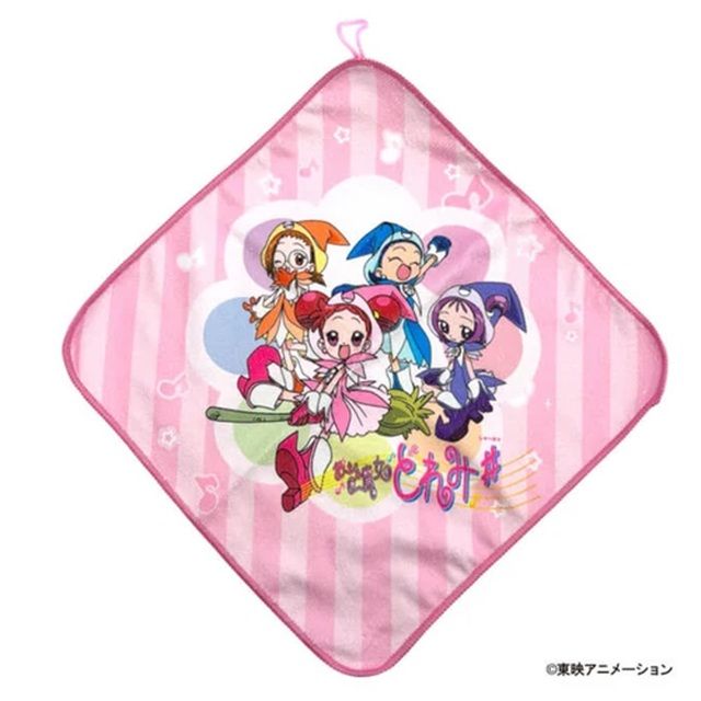 おジャ魔女どれみ スクールタオルループ付き　100均ワッツ『おジャ魔女どれみ』大型コラボ