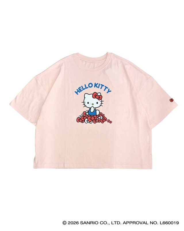 ワークマン『サンリオ』コラボ!半袖Tシャツ ハローキティ