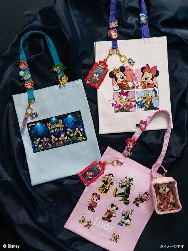 C賞　トートバッグ［全3種］　Happyくじ『Disney IDOL ON STAGE（ディズニー アイドル オン ステージ）』
