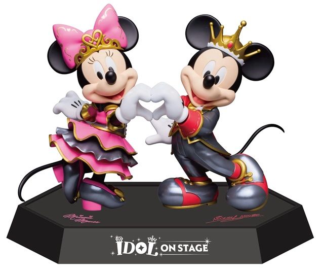 Last賞　「ミッキー&ミニー」オンステージフィギュア　Happyくじ『Disney IDOL ON STAGE（ディズニー アイドル オン ステージ）』