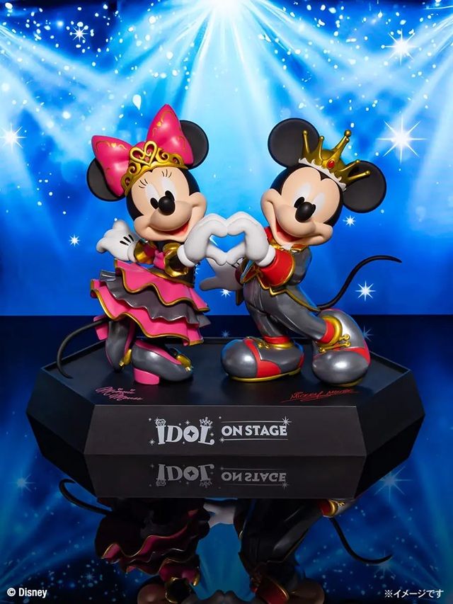 Last賞　「ミッキー&ミニー」オンステージフィギュア　Happyくじ『Disney IDOL ON STAGE（ディズニー アイドル オン ステージ）』