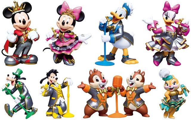 A賞　フィギュア コレクション［全8種］　Happyくじ『Disney IDOL ON STAGE（ディズニー アイドル オン ステージ）』