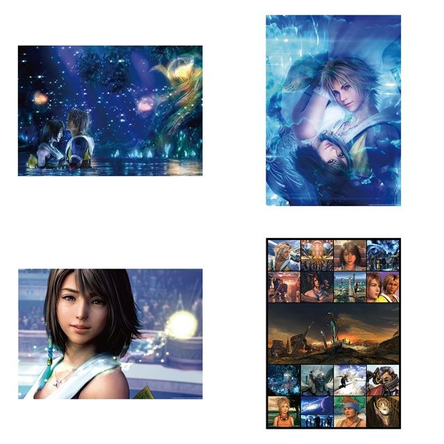 D賞　ビジュアルシート　景品ラインナップ　FINAL FANTASY X　発売25周年記念くじ