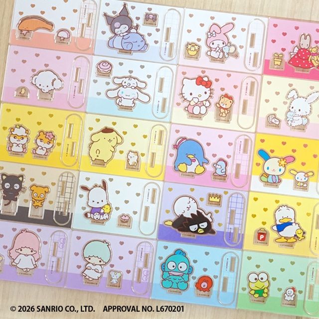 種類　サンリオキャラクターズ いつもいっしょの2ピースアクスタ