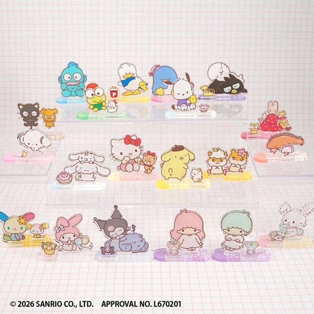 種類　サンリオキャラクターズ いつもいっしょの2ピースアクスタ