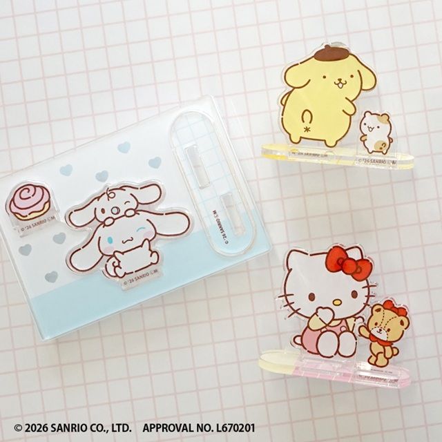 種類　サンリオキャラクターズ いつもいっしょの2ピースアクスタ