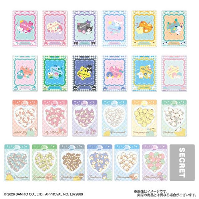 種類 ぷちっとふれーむ サンリオキャラクターズ