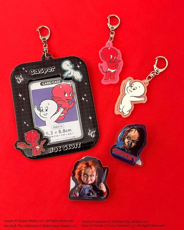 サンキューマート『チャッキー』『キャスパー、ホットスタッフ』コラボのグッズ　2026年ハロウィン