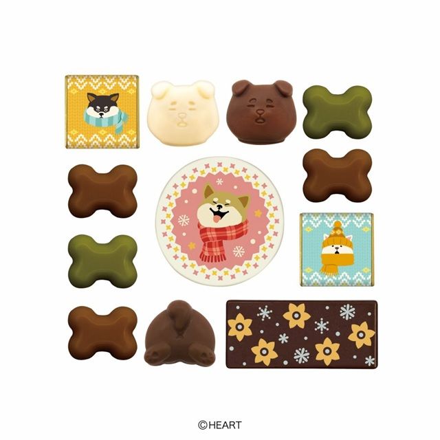おかしば詰め合わせチョコ缶　～ふゆしば～ バレンタイン 2027年