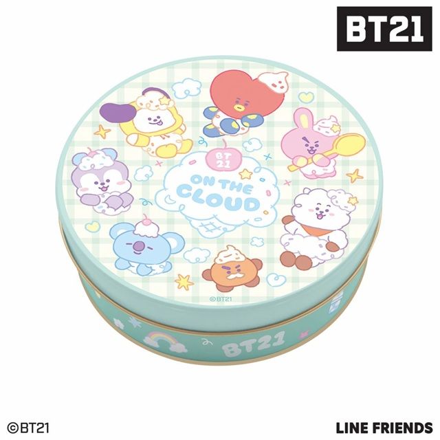 BT21 サークルチョコ缶 バレンタイン 2027年