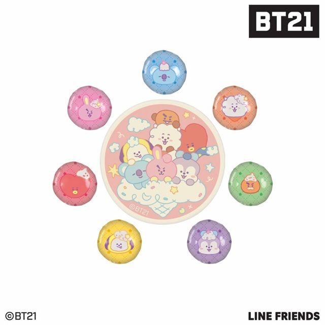 BT21 サークルチョコ缶 バレンタイン 2027年