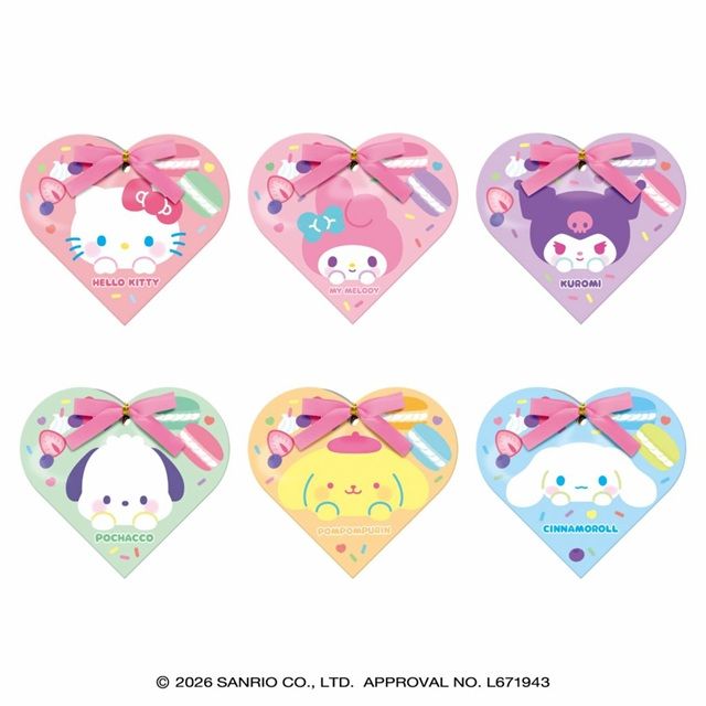 サンリオキャラクターズ ハート形ＢＯＸ バレンタイン 2027年