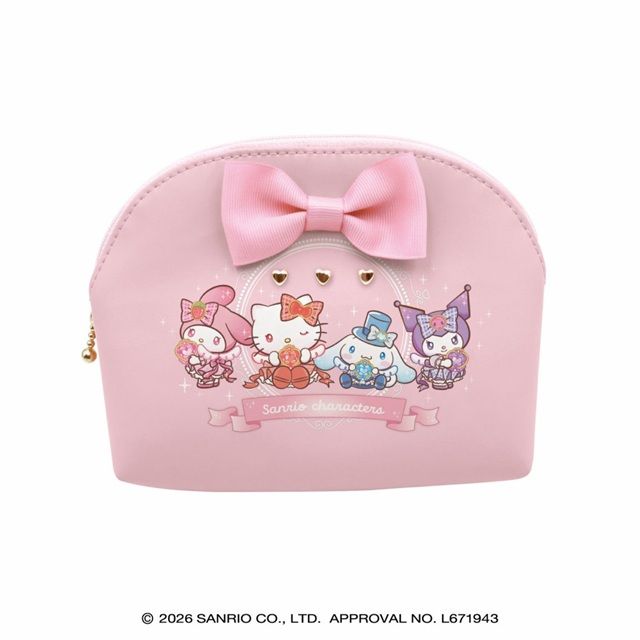 サンリオキャラクターズ リボンポーチギフト ときめきジュエル バレンタイン 2027年