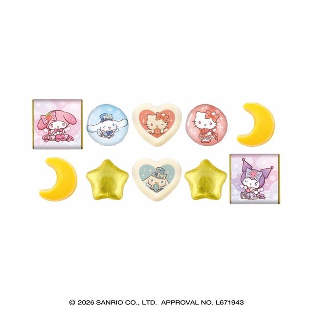 サンリオキャラクターズ ミスティックショコラ缶 ときめきジュエル バレンタイン 2027年