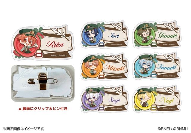 クリルネームバッジ/アクリルネームバッジコンプリートセット アイドリッシュセブン 郵便局限定グッズ