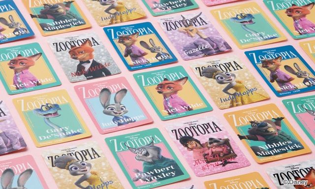 雑誌風ステッカー (全10種ランダム) ローソン限定『ディズニーショッピングコレクション vol.5(第5弾)』映画 ズートピア2のグッズ